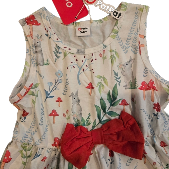 Carter's Cream and Red Sleeveless Sundress - Picture 2 of 4